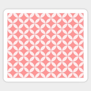 Abstract pattern - pink. Sticker